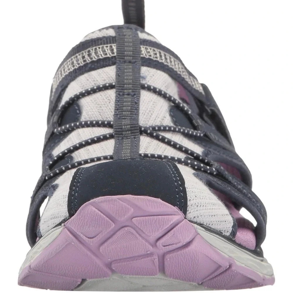 Dr. Scholl's Archie Sport Sandal Womens 7.5 Navy Purple Memory Foam Walking Shoe